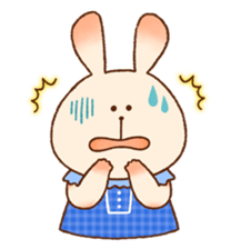 Every day rabbit. sticker #10403091