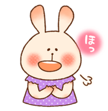 Every day rabbit. sticker #10403092