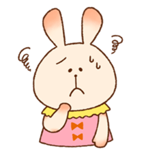 Every day rabbit. sticker #10403094