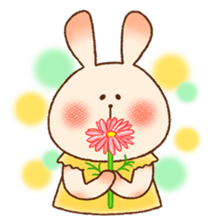 Every day rabbit. sticker #10403095