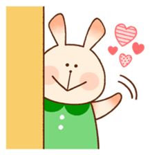 Every day rabbit. sticker #10403096