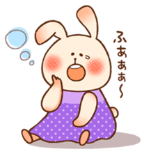 Every day rabbit. sticker #10403098