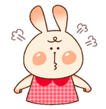 Every day rabbit. sticker #10403105