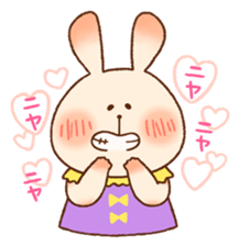 Every day rabbit. sticker #10403106