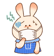 Every day rabbit. sticker #10403107