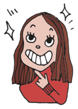 Goofy Girl , EMMA & BANA sticker #10403593