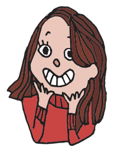 Goofy Girl , EMMA & BANA sticker #10403597