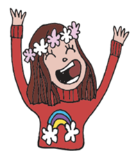 Goofy Girl , EMMA & BANA sticker #10403599