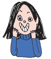 Goofy Girl , EMMA & BANA sticker #10403600