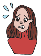 Goofy Girl , EMMA & BANA sticker #10403601