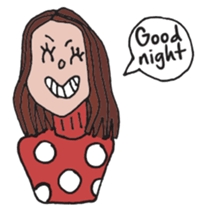 Goofy Girl , EMMA & BANA sticker #10403604