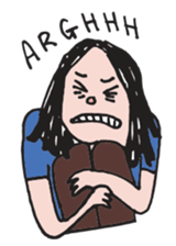 Goofy Girl , EMMA & BANA sticker #10403605