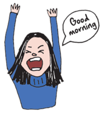 Goofy Girl , EMMA & BANA sticker #10403606