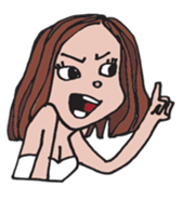 Goofy Girl , EMMA & BANA sticker #10403620