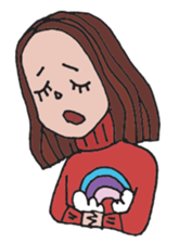 Goofy Girl , EMMA & BANA sticker #10403625