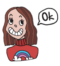 Goofy Girl , EMMA & BANA sticker #10403627