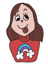 Goofy Girl , EMMA & BANA sticker #10403628