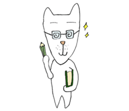 The dog's name is josephine. sticker #10403837