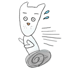 The dog's name is josephine. sticker #10403838