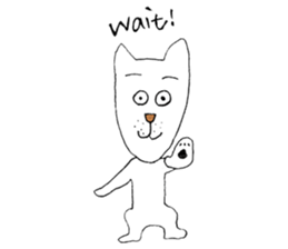 The dog's name is josephine. sticker #10403859