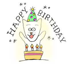 The dog's name is josephine. sticker #10403862