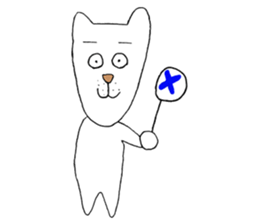 The dog's name is josephine. sticker #10403863