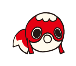 Yanai goldfish lantern Sticker sticker #10404672