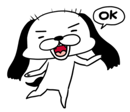 Ochimusha dog Musashi sticker #10404845