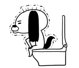 Ochimusha dog Musashi sticker #10404871