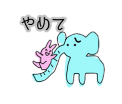 Slightly loose animals sticker #10405545