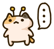 Antennae cat sticker #10406312