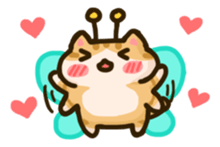 Antennae cat sticker #10406318