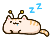 Antennae cat sticker #10406319