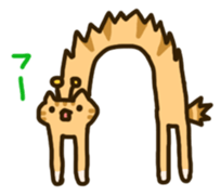 Antennae cat sticker #10406324