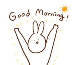 DAILY USEFUL RABBIT sticker #10406716