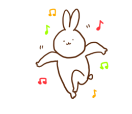 DAILY USEFUL RABBIT sticker #10406748