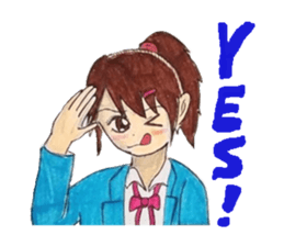AKIHABARA HIGH SCHOOL GIRLS sticker #10406807