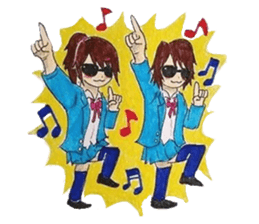 AKIHABARA HIGH SCHOOL GIRLS sticker #10406808