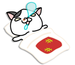 HUJIYAMA cat sticker #10407067