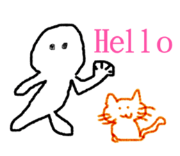 MY LIFE AND MY CAT sticker #10407432