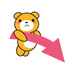 Feelings of bear-chan sticker #10407474