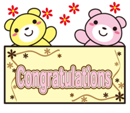 Feelings of bear-chan sticker #10407481