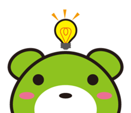 Feelings of bear-chan sticker #10407488