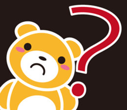 Feelings of bear-chan sticker #10407489