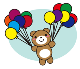 Feelings of bear-chan sticker #10407497