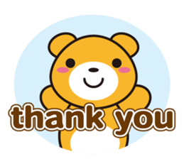 Feelings of bear-chan sticker #10407502