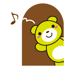 Feelings of bear-chan sticker #10407508