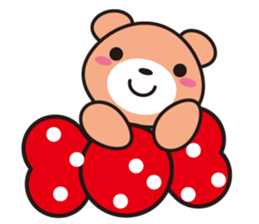 Feelings of bear-chan sticker #10407509