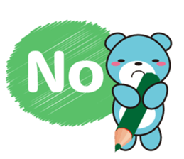 Feelings of bear-chan sticker #10407511