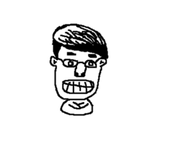 Checkers facial expressions sticker #10407636